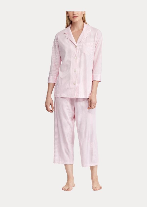 Pijamas Ralph Lauren Algodão Capri Mulher 79216-KBFR